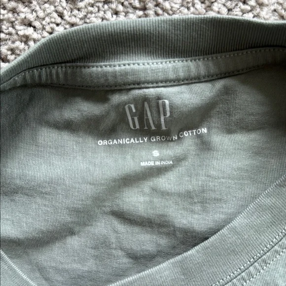 Casual Knot-Front Top in Sage Green - Picture 6 of 6